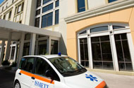 ingresso ospedale ismett con auto medica